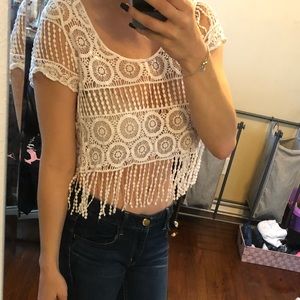 Crochet crop top